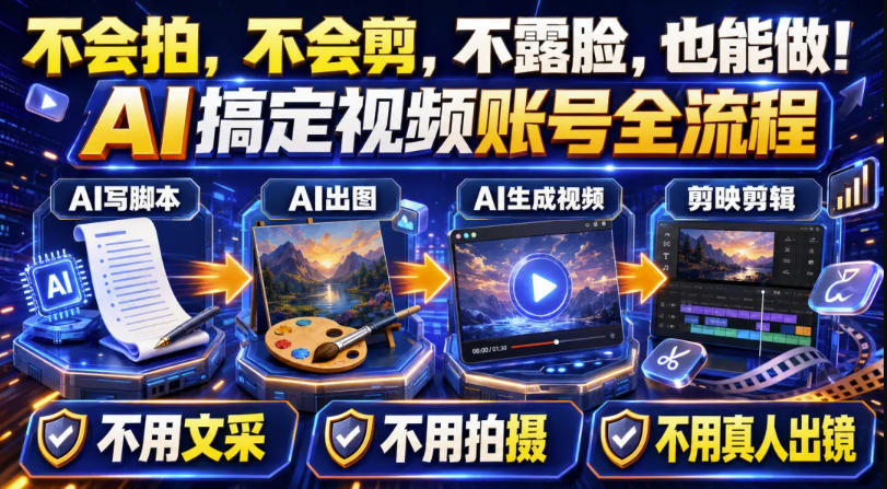 AI短视频起号实战项目，用AI做视频起号，45天涨粉12W，一条广告8.5k，广告接到手软，引流、变现两不误！-皮皮网创