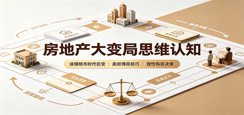 房地产大变局思维认知:读懂楼市时代巨变,卖房博弈技巧,理性购房决策-皮皮网创