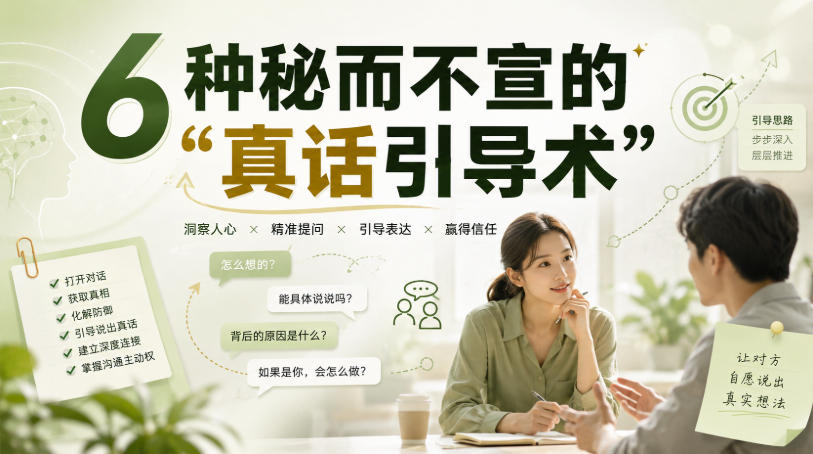 付费文章:6种秘而不宣的“真话引导术”-皮皮网创