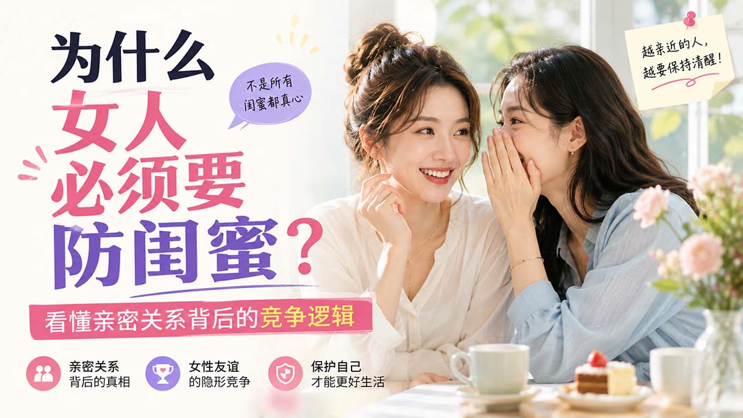 付费文章:为什么女人必须要防闺蜜?看懂亲密关系背后的竞争逻辑-皮皮网创