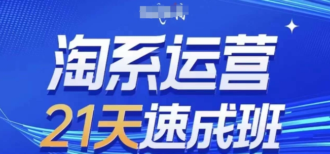 淘系运营21天速成班,0基础轻松搞定淘系运营,不做假把式,快速复制落地(更新26年8月)-皮皮网创