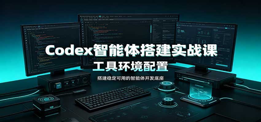 Codex智能体搭建实战课：工具环境配置，自定义技能开发，多业务自动化教学-皮皮网创