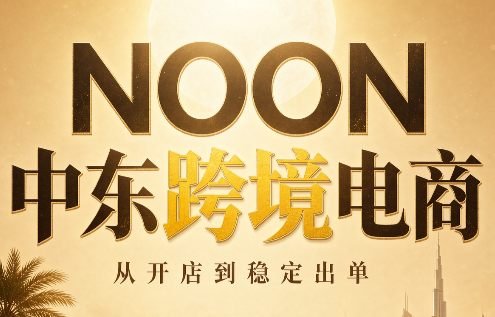 NOON中东跨境电商:从开店到稳定出单(更新2026)-皮皮网创