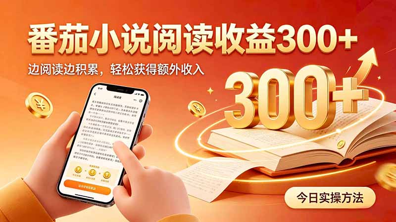 全自动番茄挂机玩法，日入300+边阅读边积累，轻松获得额外收入-皮皮网创