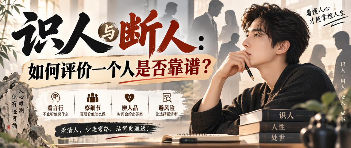 付费文章:识人与断人:如何评价一个人是否靠谱?-皮皮网创