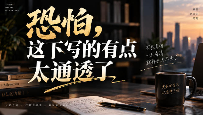 灏泽叔最新付费文章：恐怕，这下写的有点太通透了-皮皮网创