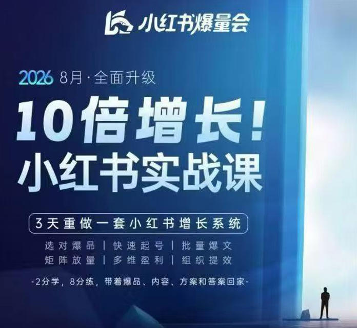 戴小胖·8月28-30号线下课视频20小时,小红书爆量会实战课,6大系统全新升级,3天重做一套小红书增长系统-皮皮网创