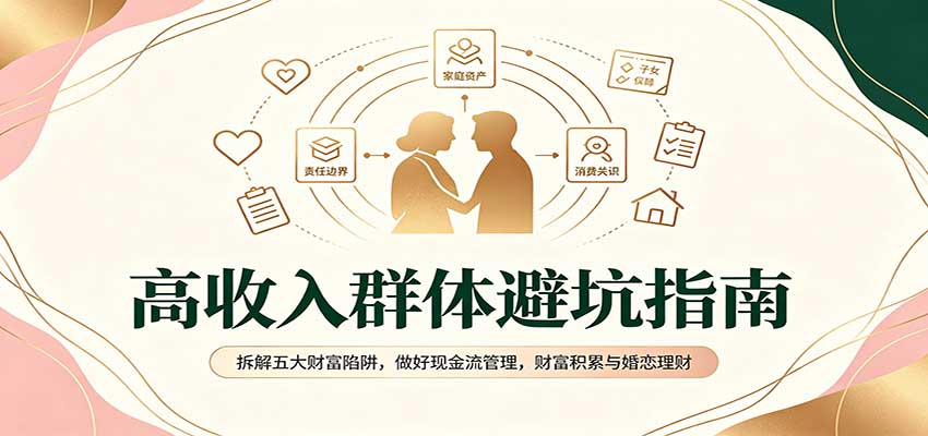 高收入群体避坑指南:拆解五大财富陷阱,做好现金流管理,财富积累与婚恋理财-皮皮网创
