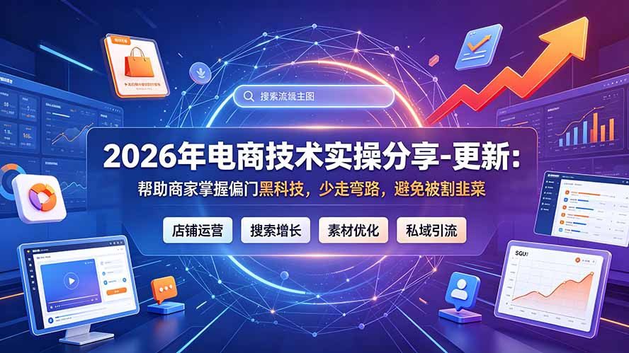 2026年电商技术实操分享-更新9月：帮助商家掌握偏门黑科技，少走弯路，避免被割韭菜-皮皮网创