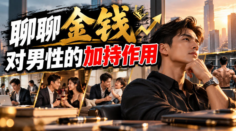 某公众号付费文章：聊聊金钱对男性的加持作用-皮皮网创