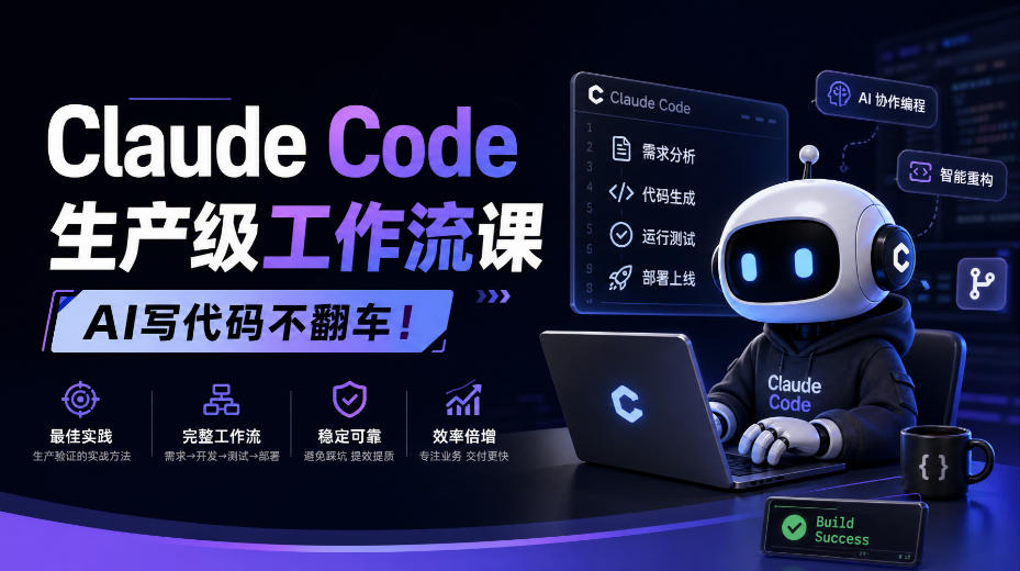 Claude Code生产级工作流课,AI写代码不翻车!【原创双语字幕】-皮皮网创