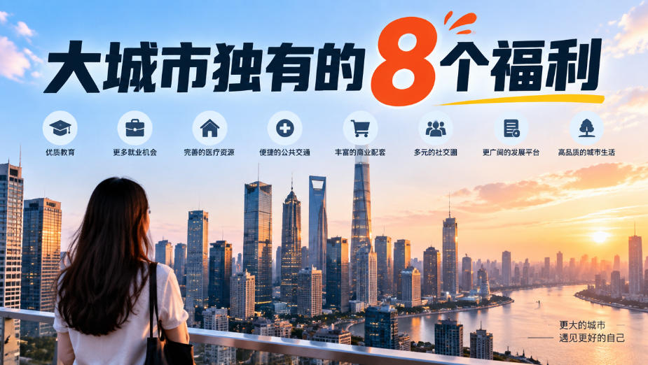 某公众号付费文章:大城市独有的8个福利-皮皮网创
