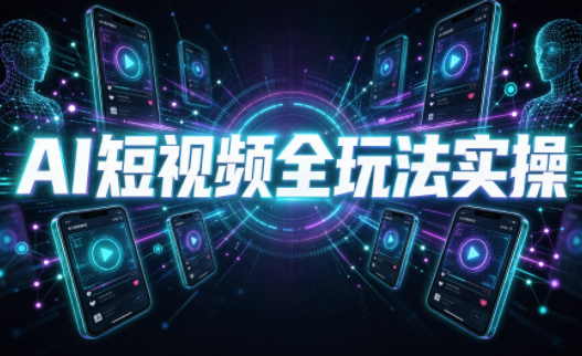 AI短视频全玩法实操(剪辑+带货+数字人+漫剧+短剧)-皮皮网创