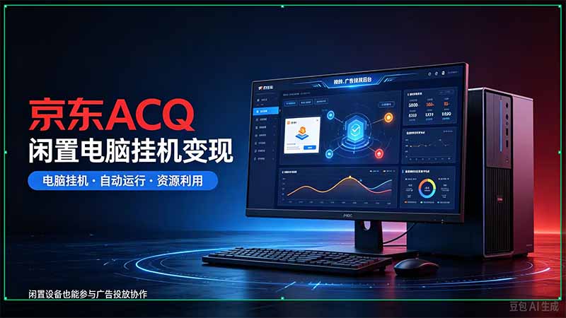 京东ACQ是什么？闲置电脑挂机采集项目拆解-皮皮网创