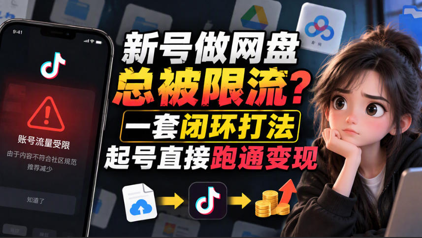 小白新号过限流：别发链先养号，12步SOP直接抄-皮皮网创
