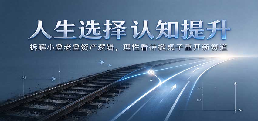 人生选择认知提升:拆解小登老登资产逻辑,理性看待掀桌子重开新赛道-皮皮网创