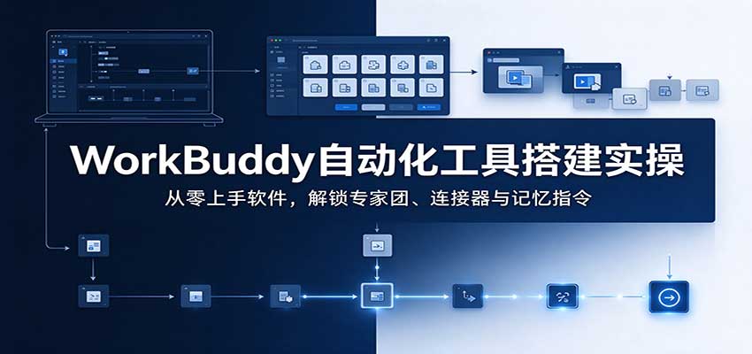 WorkBuddy自动化工具搭建实操:从零上手软件,解锁专家团、连接器与记忆指令-皮皮网创
