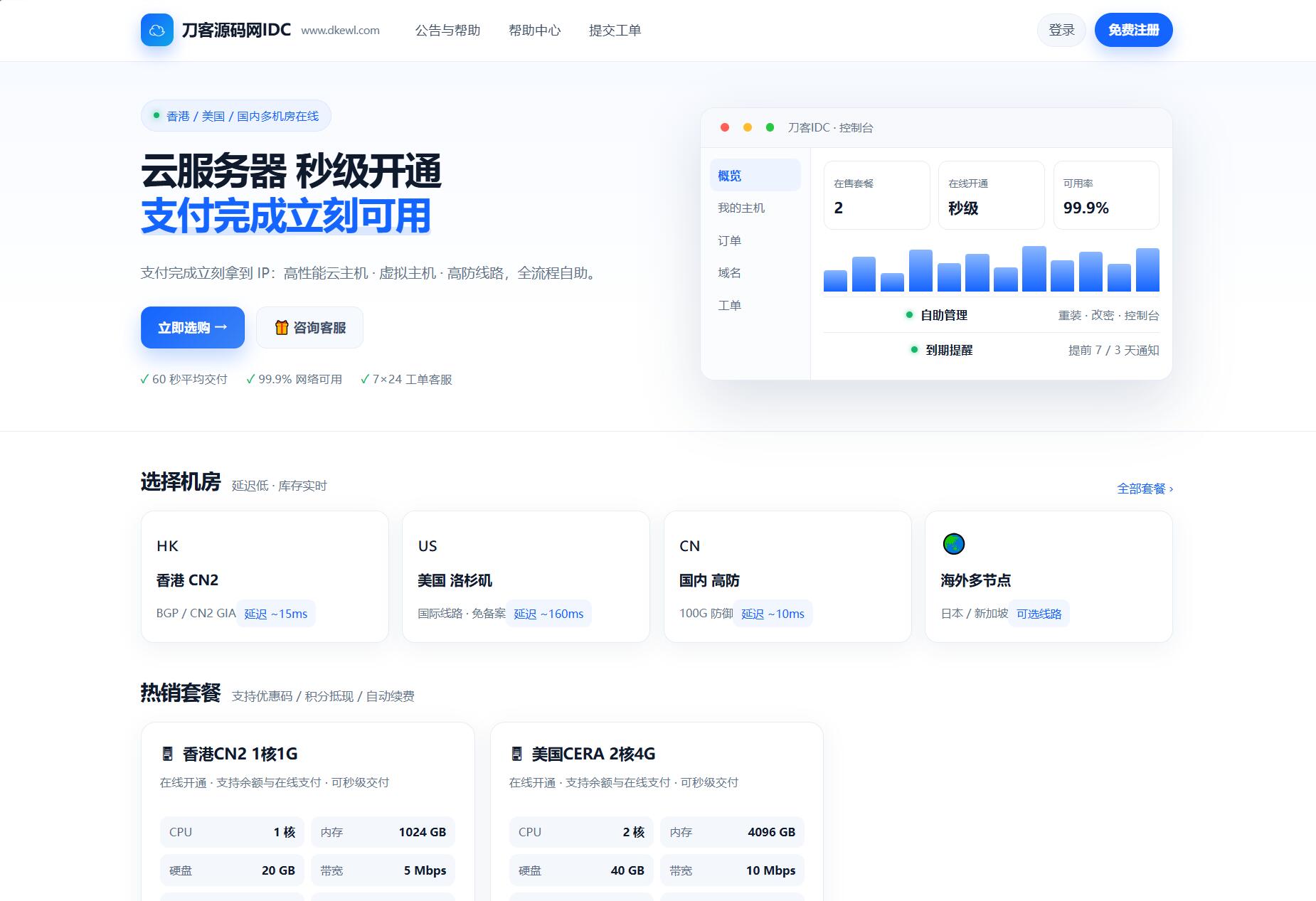 最新IDC云主机管理系统v3.73版本-皮皮网创