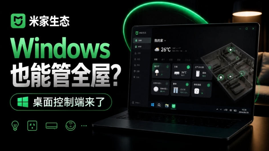 Windows电脑也能管全屋?这下真省心,米家生态桌面控制端来了,Github最新开源,MiHome-Windows-皮皮网创