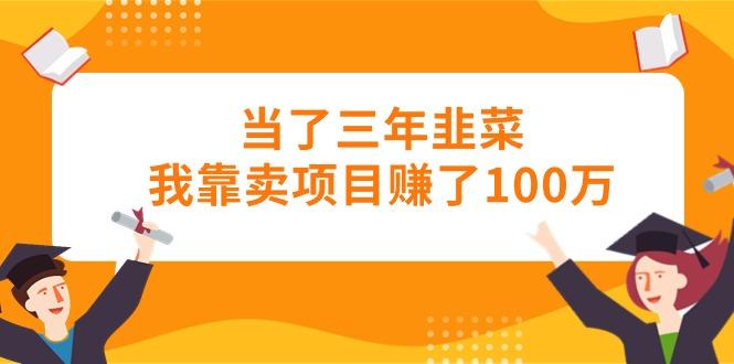 当了三年韭菜我靠卖项目赚了100万-皮皮网创