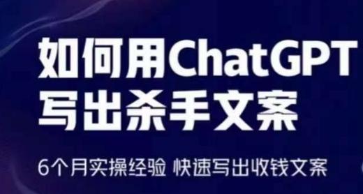 如何用ChatGPT写出杀手文案，6个月实操经验，快速写出收钱文案-皮皮网创