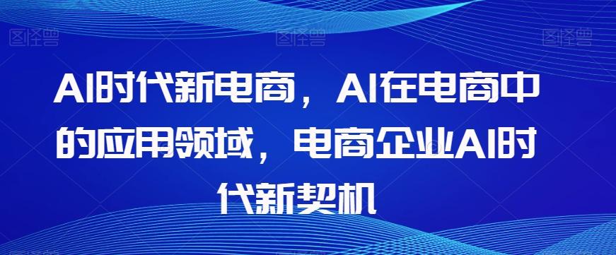 Al时代新电商，Al在电商中的应用领域，电商企业AI时代新契机-皮皮网创