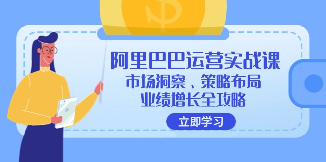 阿里巴巴运营实战课：市场洞察、策略布局、业绩增长全攻略-皮皮网创