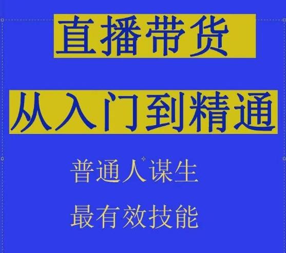 2024抖音直播带货直播间拆解抖运营从入门到精通，普通人谋生最有效技能-皮皮网创