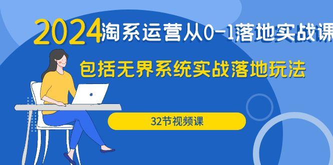 (9919期)2024·淘系运营从0-1落地实战课：包括无界系统实战落地玩法(32节)-皮皮网创