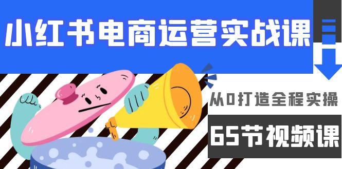 (9724期)小红书电商运营实战课，从0打造全程实操(65节视频课)-皮皮网创