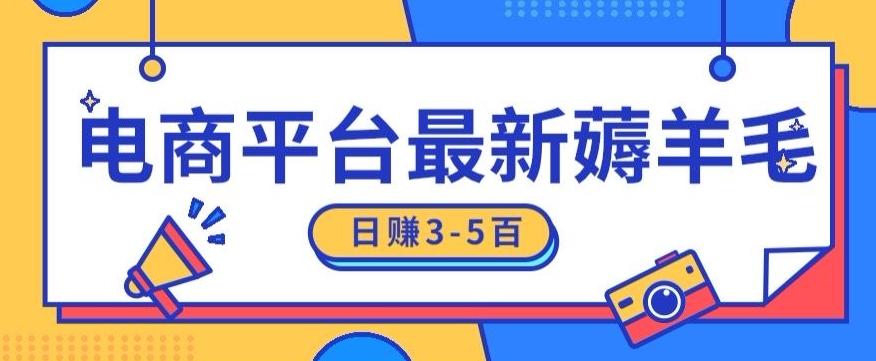 日赚300-500的电商平台薅羊毛新玩法，可重复操作，小白也可简单上手-皮皮网创