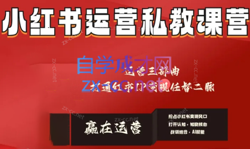 赢在运营·小红书IP变现运营私教课-皮皮网创