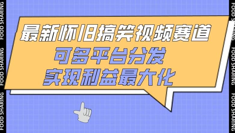 最新怀旧搞笑视频赛道，可多平台分发，实现利益最大化【揭秘】-皮皮网创