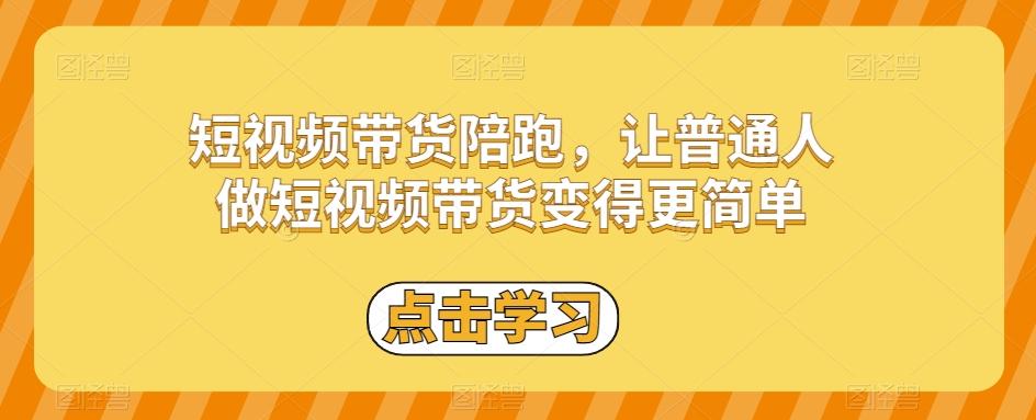 短视频带货陪跑，让普通人做短视频带货变得更简单-皮皮网创