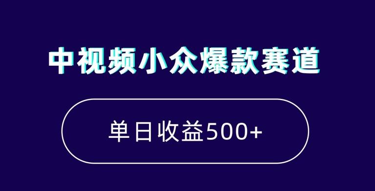 中视频小众爆款赛道，7天涨粉5万+，小白也能无脑操作，轻松月入上万【揭秘】-皮皮网创