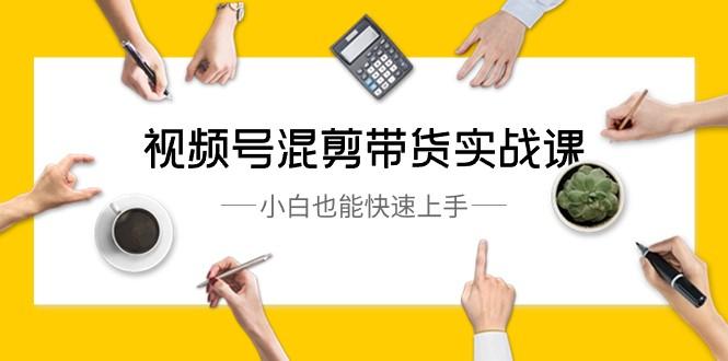 视频号混剪带货实战课，小白也能快速上手（10节课）-皮皮网创