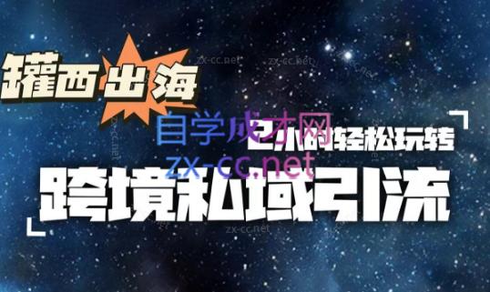 罐西老师·零基础学会跨境私域引流-皮皮网创