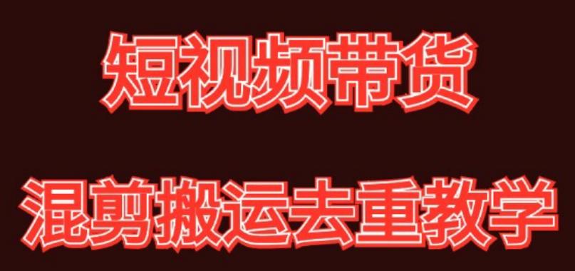混剪去重短视频带货玩法，混剪搬运简单过原创思路分享-皮皮网创