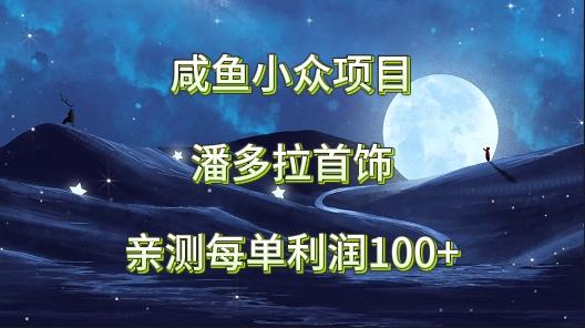 咸鱼小众项目，潘多拉首饰，亲测每单利润100+-皮皮网创