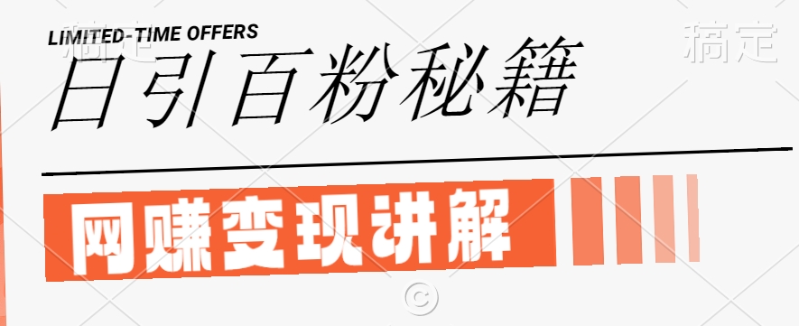 最新闲鱼引流创业粉，日引100+，网创项目虚变现讲解【揭秘】-皮皮网创