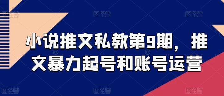小说推文私教第9期，推文暴力起号和账号运营-皮皮网创
