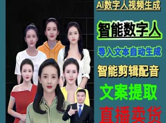 伍老师Ai数字人快速剪辑制作以及变现视频课-皮皮网创