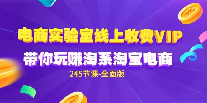(9859期)电商-实验室 线上收费VIP，带你玩赚淘系淘宝电商(245节课-全面版)-皮皮网创