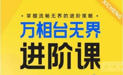 电商万相台无界进阶课，掌握流畅无界的进阶策略-皮皮网创