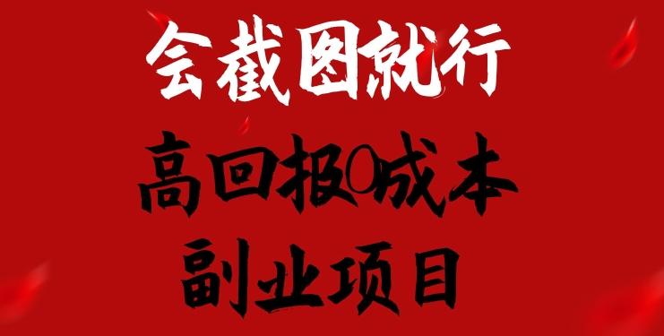 会截图就行，高回报0成本副业项目，卖离婚模板一天1.5k+【揭秘】-皮皮网创