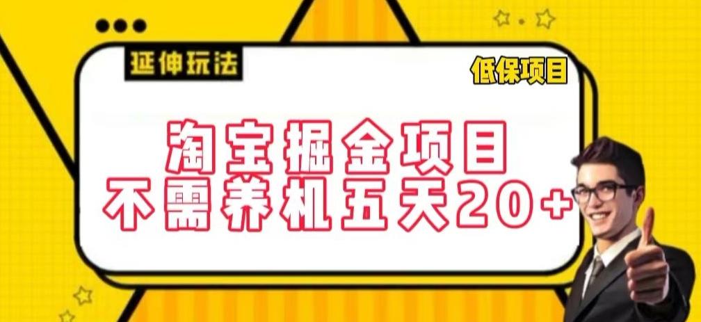 淘宝掘金项目，不需养机，五天20+，每天只需要花三四个小时【揭秘】-皮皮网创