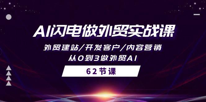 (10049期)AI闪电做外贸实战课，外贸建站/开发客户/内容营销/从0到3做外贸AI-62节-皮皮网创