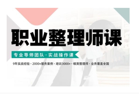 职业整理师培训(新版)，实战操作课-皮皮网创