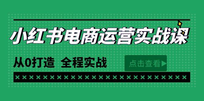 (9946期)最新小红书·电商运营实战课，从0打造  全程实战(65节视频课)-皮皮网创