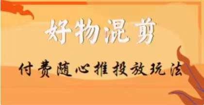 【万三】好物混剪付费随心推投放玩法，随心投放小课抖音教程-皮皮网创